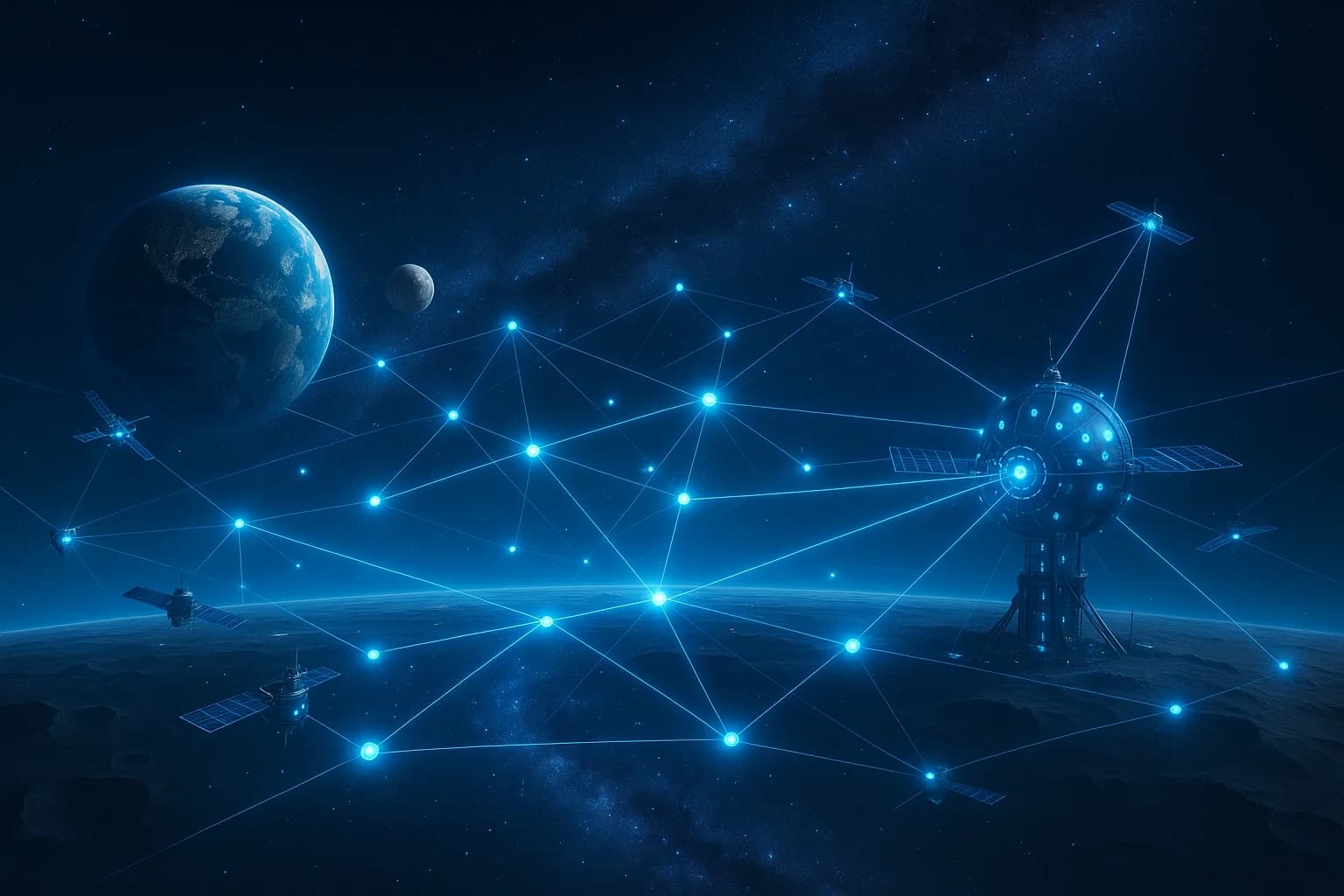 Network Background Desktop