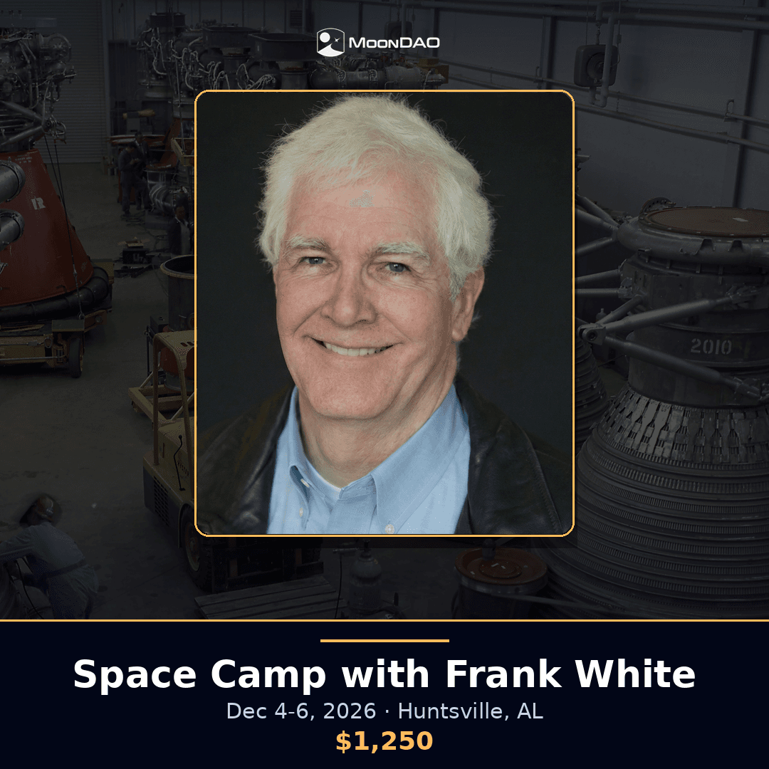 Train at Space Camp with Frank White, Dec 4-6, 2026