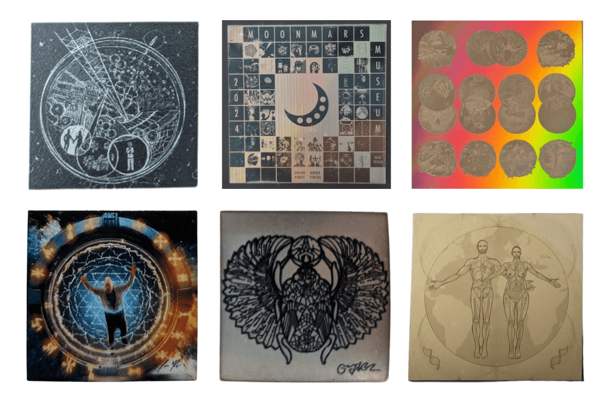 Send a custom plaque to the Moon with your Art