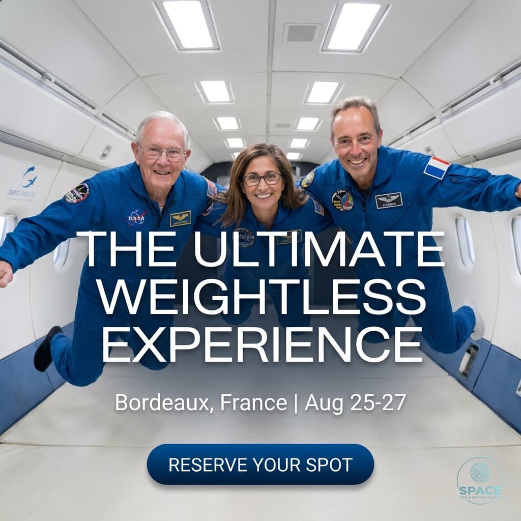 Zero Gravity Flight Experience & Astronaut VIP Dinner in France (Aug. 25-27)