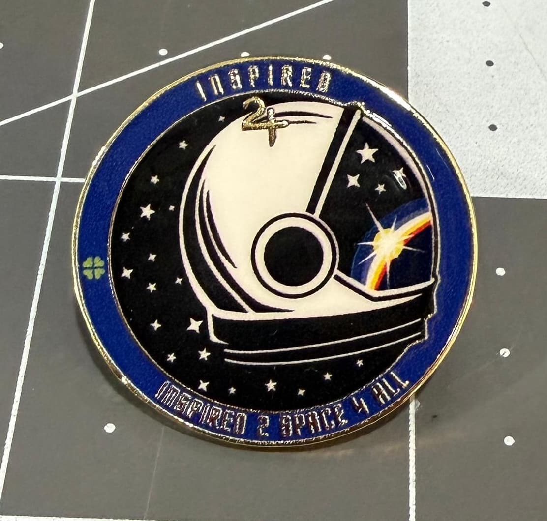 The Inspired 24 - 1" Enamel Lapel Pin